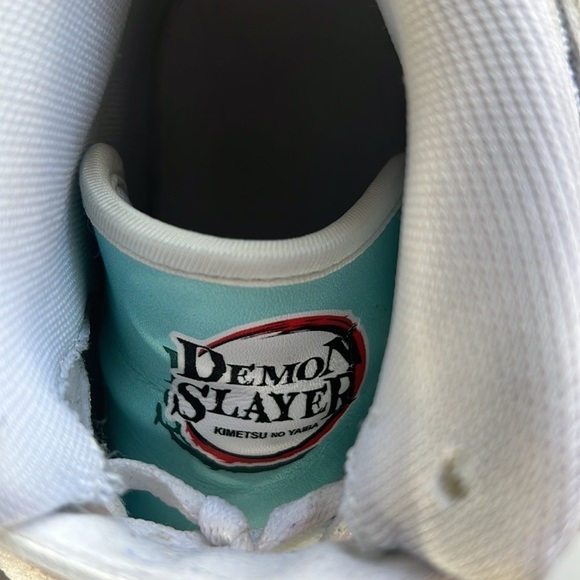 Muichiro Tokito Sneakers Air Mid Anime Mix Manga Demon Slayer Size 8.5 USED - Picture 9 of 16